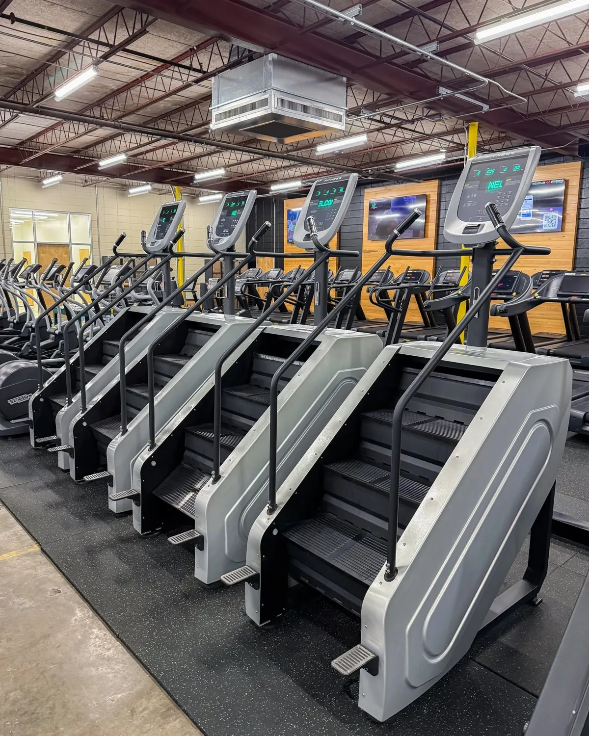 Stair climber machines at Downtown Gym