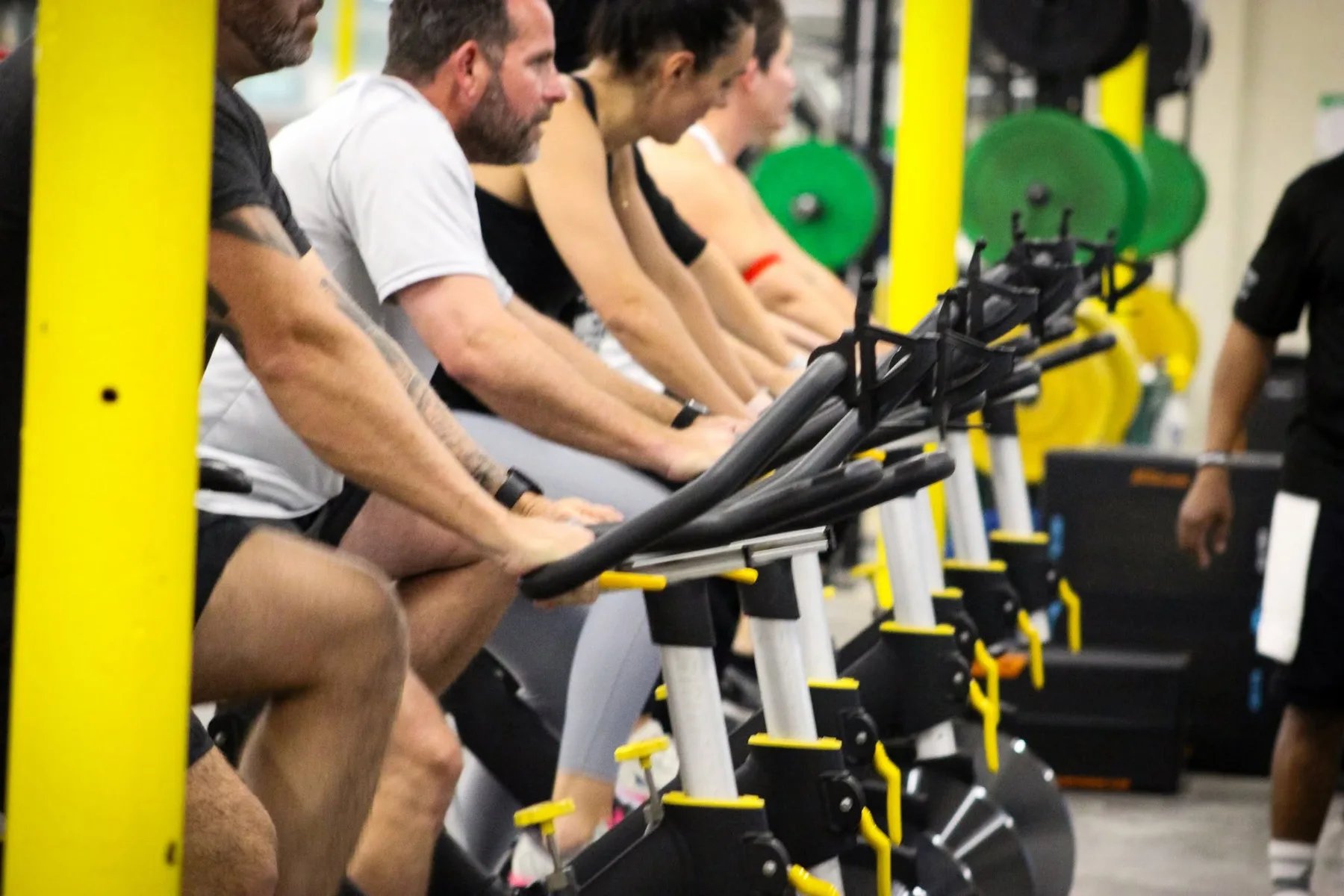 Spin studio at Downtown Gym, Columbia MS
